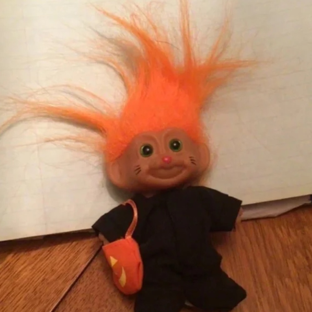 Russ Berrie Halloween troll doll